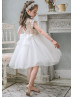 Glittering Fish Scale Sequins Flower Girl Dress